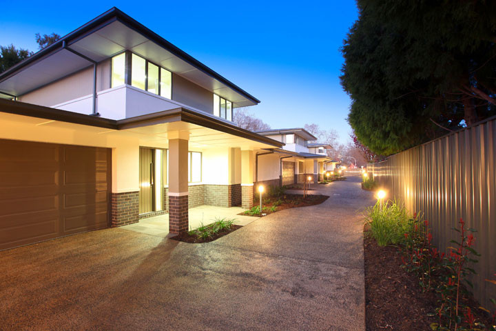 Abode Luxury Apartments Pic 1 - Front view of Abode luxury holiday apartments