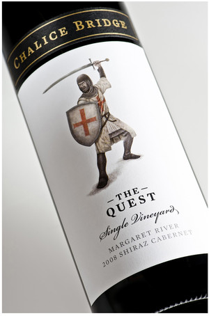 Studio Lost & Found Pic 2 - The Quest Wine Label