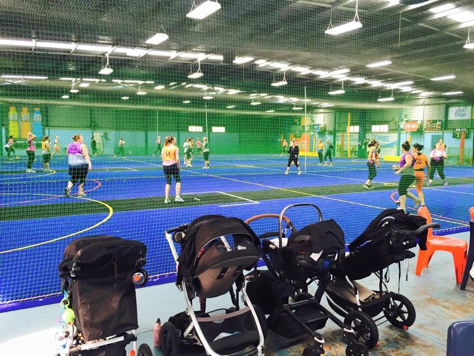 Sports World Sutherland Pic 1 - Mums enjoy daytime netball on Fridays with FREE childminding