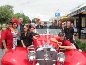 Mano's Italian Restaurant Pic 5 - Staff enjoying Cup Day