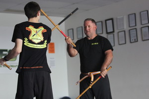 Wilkes Martial Arts and Fitness Academy Pic 3 - Jacks and Tony practise stick work in Eskrima classes