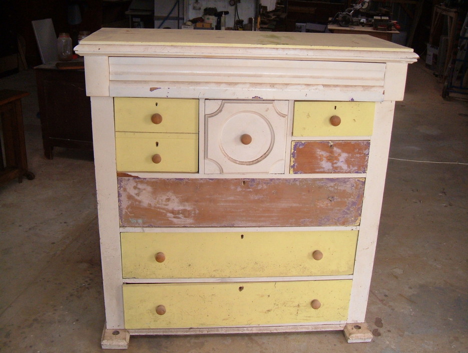 Antique Furniture Restorations Pic 1 - before huon chest