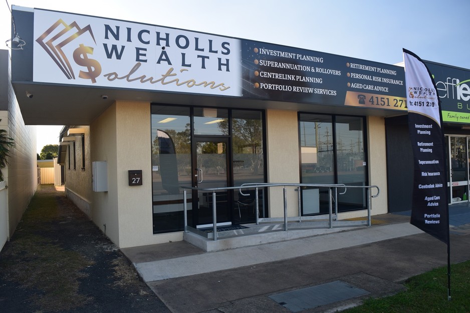 Nicholls Wealth Solutions Pic 1 - Absolutely thrilled to share our new signage