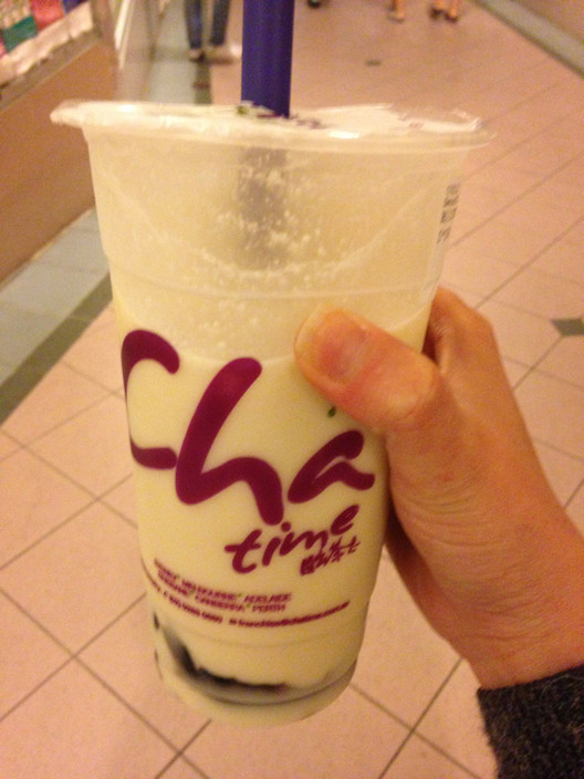 Chatime Pic 1 - Roasted milk tea with herbal jelly