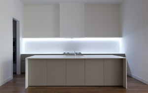 Flash Electrical & Data Pic 2 - Blue LED strip under kitchen Call Flash Elelctrical for a free quote today