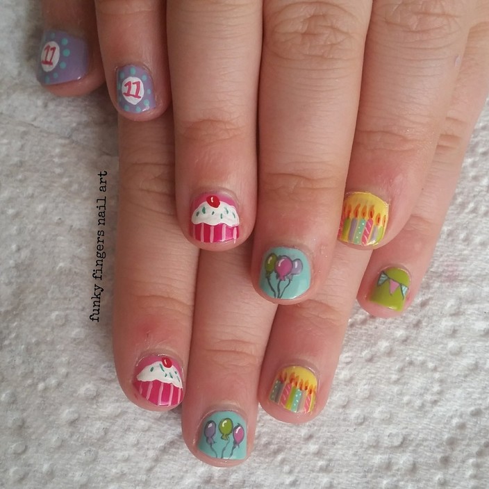 Funky Fingers Nail Art Pic 1