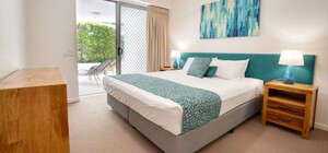 Coolum at the Beach Pic 4 - Main bedroom of three bedroom apartment