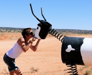 Candyss Crosby Gallery Pic 4 - Outback Broken Hill Cow Mailbox