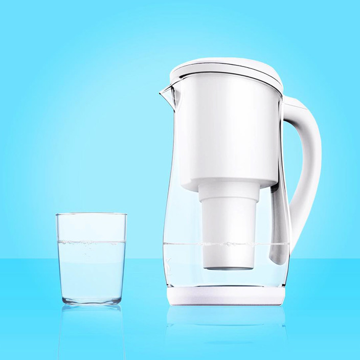 Ecobud Pic 1 - The Gentoo Glass water filter jug not only alkalises the water but also eliminates the harmful chemicals contaminants and bacteria to minimal level from your water leaving you with a cup of liquid health