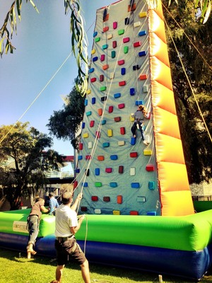 Monsterball Amusements & Hire Pic 4 - Inflatable Climbing Wall Monsterball Amusements