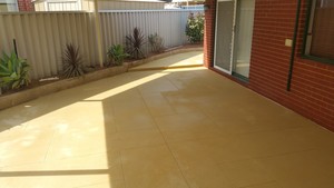 Busby's Concreting Pic 4 - Liquid Limestone Patio