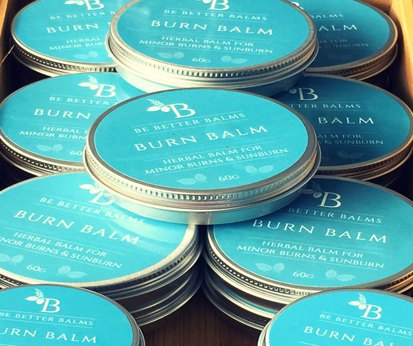 Be Better Balms Pic 1 - Burn Balm Herbal Balm for minor burns and sunburn