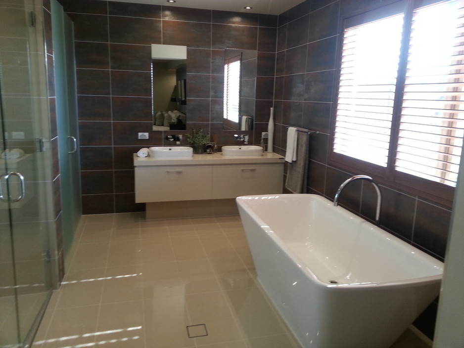 A List Tiling Service Pic 1 - One of 30 plus display homes we have done for a Major Builder