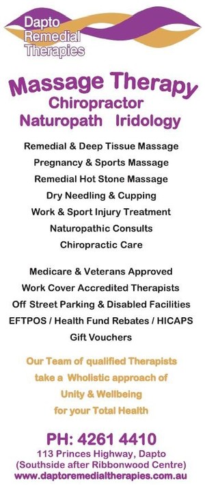 Dapto Remedial Therapies Pic 4 - Flyer