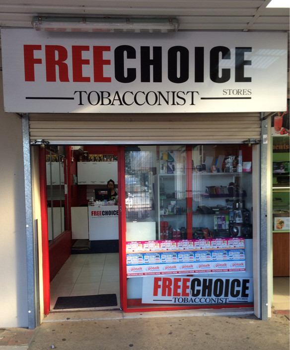 Free Choice Tobacconist Store Pic 2 - Shop front