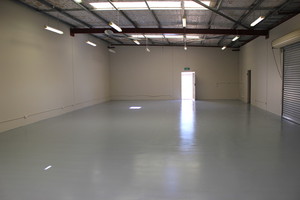 Prime Coatings WA Pic 2 - AFTER Small office demolished walls painted floors grinded back to a clean smooth surface Floors painted