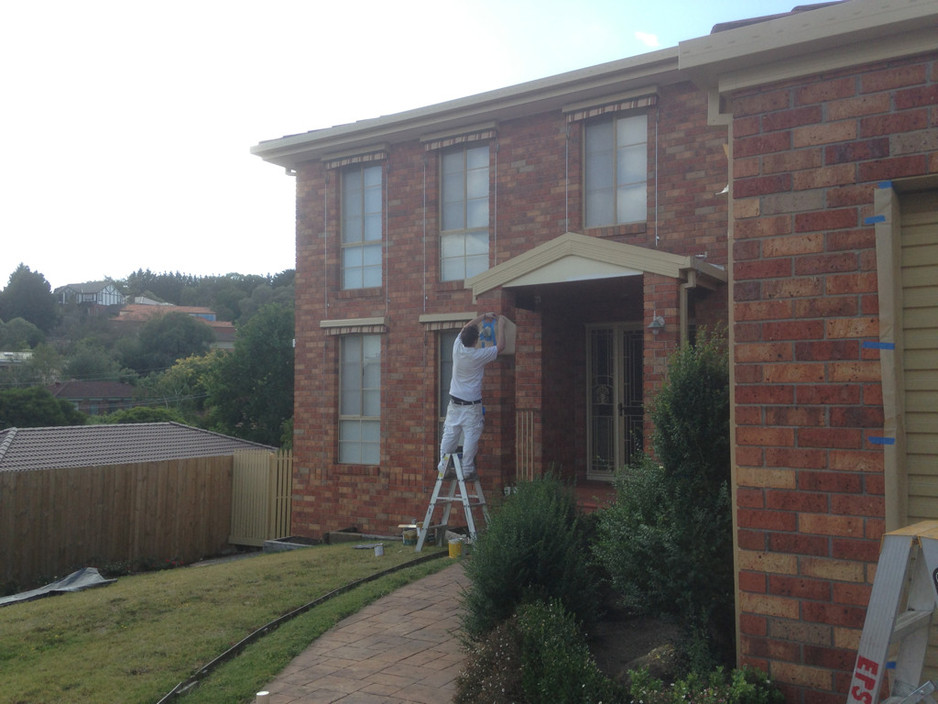 Mario's Tiles Pty Ltd Pic 2 - Repaint exterior 2 story home Scaffold we supplied worked a treat