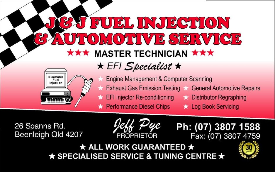 J & J Fuel Injection & Automotive Service in Beenleigh, Brisbane, QLD