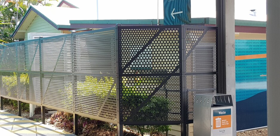 Townsville CNC Pic 2 - Townsville Airport Decorative Screens