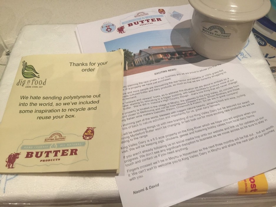 The Butter Factory Myrtleford Pic 1 - Butter crock delivery