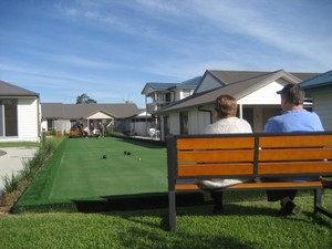 Oak Tree Retirement Village Skye Pic 3 - Skye Village Outdoor Bowls Green