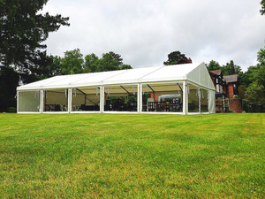 Marquees & Events Pic 3 - white blockout roof marquee