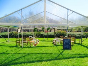 Marquees & Events Pic 5 - clearspan marquees offer elegance and practicality