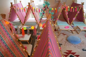 Slumber Tribe Pic 3 - Indi Boho creates a cosy fun teepee village to your party