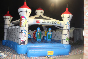 Millenium Jumping Castles Pic 4 - medi evil 8x8 with pop ups