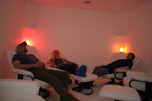 Ballarat Salt Rooms Pic 3 - Salt therapy session underway