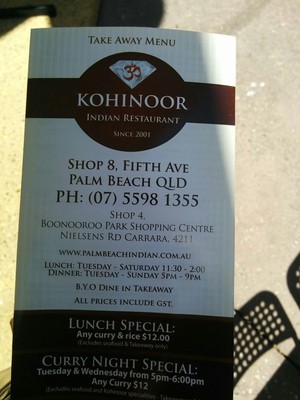 Kohinoor Indian Restaurant Pic 2