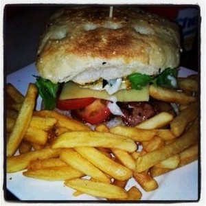 Bayside Cafe Pic 3 - Bayside hamburger