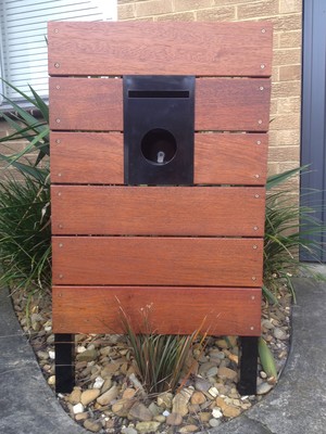 Blumfield Carpentry & Property Maintenance Pic 5 - Merbau Letterbox