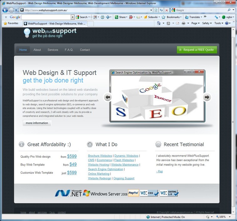 WebPlusSupport Pic 1 - httpwwwwesternvascularcentrecomau