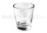 Barista Tools Pic 3 - Measure Glasses A must for every barista to measure their shots