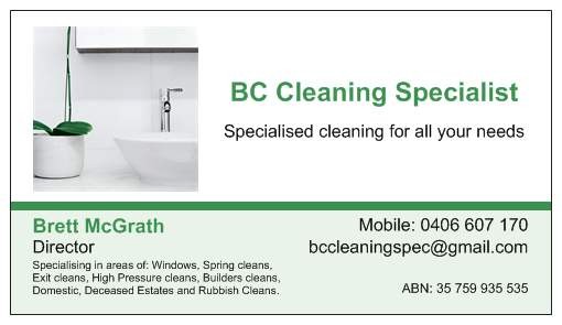 BC Cleaning Specialist Pic 1