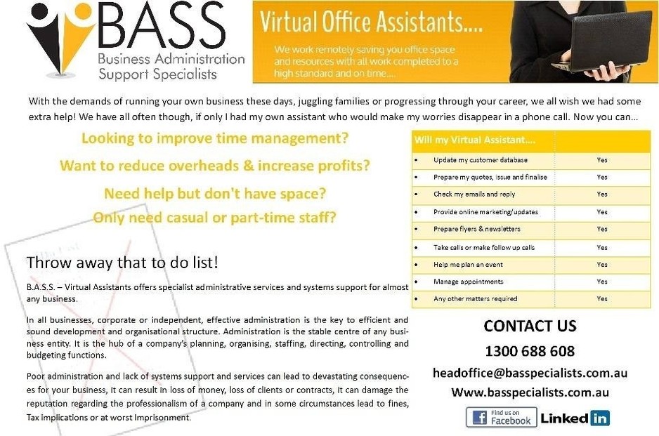 BASS - Virtual Assistants Pic 1