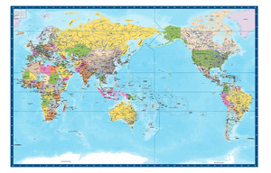 Business Maps Australia Pic 5 - Remember that holiday moment with a custom wall map