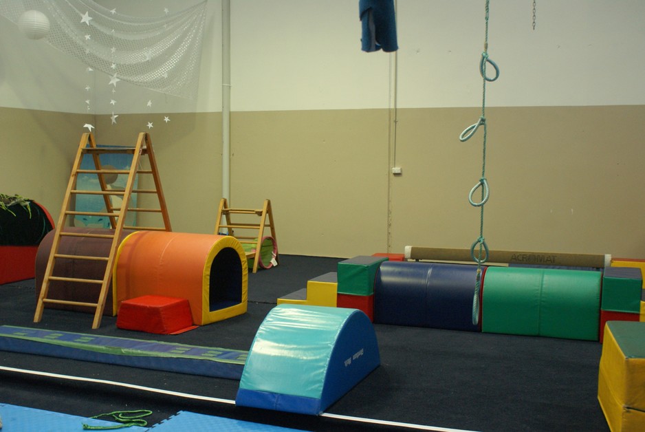 Kindergym Victoria Pic 1 - This fortnights setup and theme love that it changes every 2 weeks