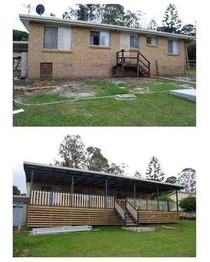 BE & JA Dickson Pic 2 - Built additional back deckveranda to building view 2