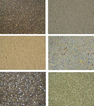 J & S Concreting Service Pic 4 - exposed aggregate Brisbane