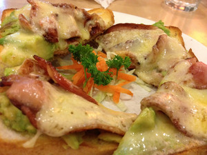 Pancakes Plus Cafe Pic 3 - Bacon and cheese melt