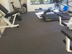 Floorwerx Pic 5 - 100 Wool carpet for a gym in a highrise residential building in Surfers Paradise Gold Coast