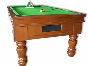 All WA Pool Tables & Jukeboxes Pic 5 - 7 ft Jupiter Trad green cloth and jarrah stain