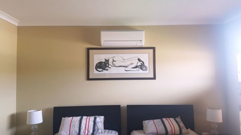 AM Electrical Services Pic 1 - Mitsubishi split system air conditioning in werribee