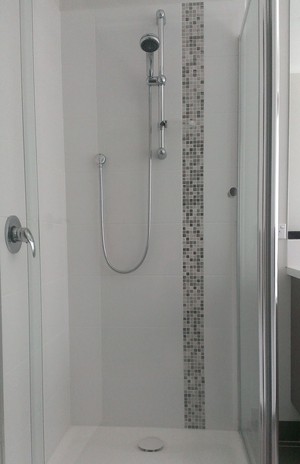 G Marks Plumbing Pic 5 - Shower with showerhead on rail