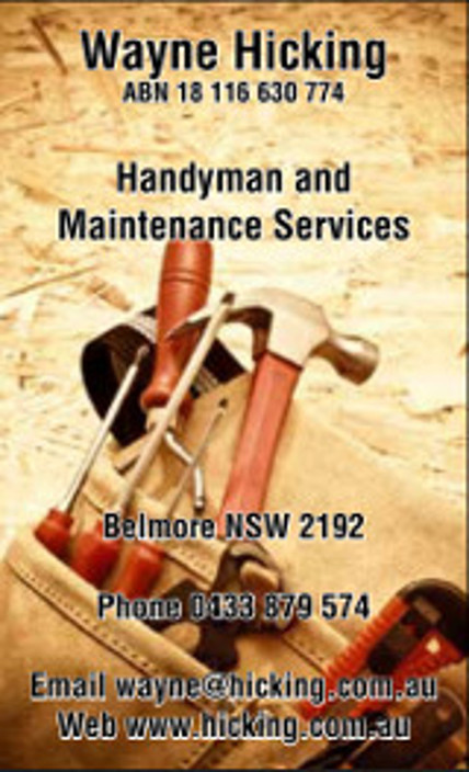 Wayne Hicking Handyman and Maintenance Services Pic 2