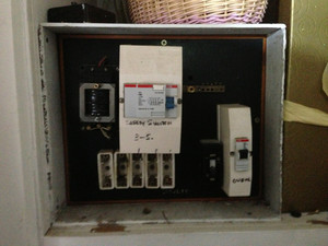 Mann Electrical Contractors Pic 3 - Before upgrade of switchboard