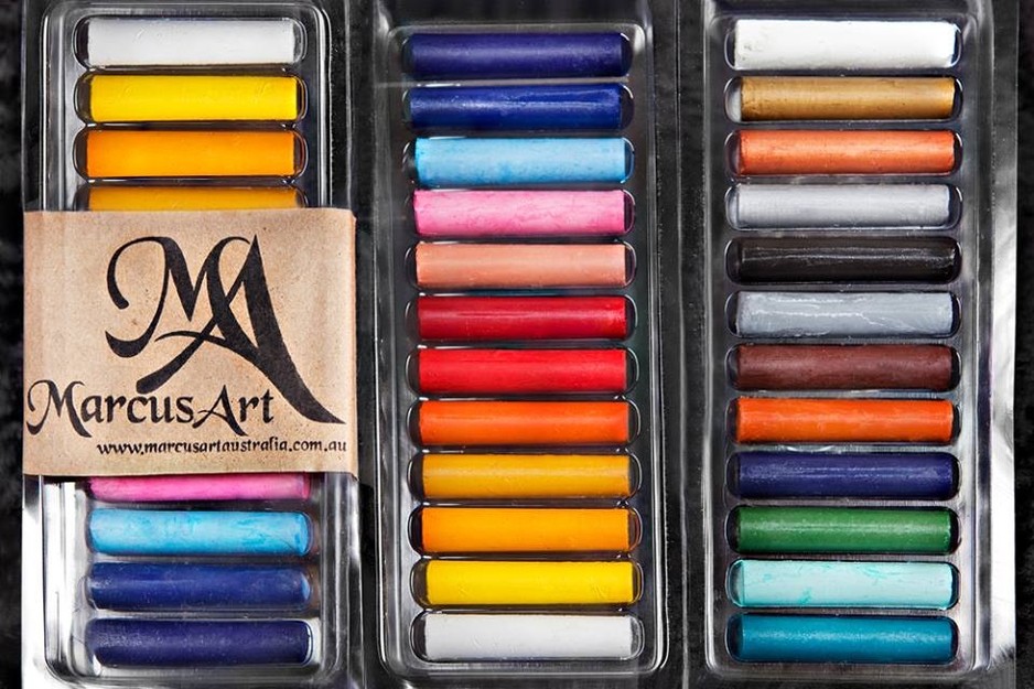 Marcus Art Australia Pic 1 - 24 Colour Set Oil Pastels