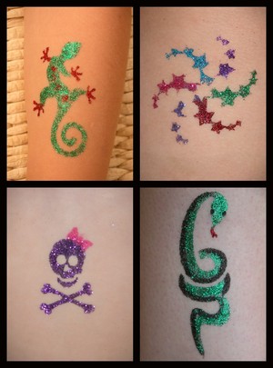 Kidz R Kool Party Entertainment Pic 5 - Glitter Tattoos